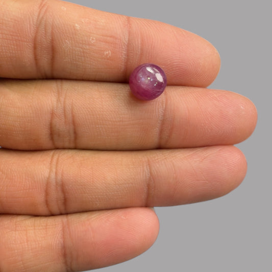 5.38 Carat Rare Pink Star Ruby - Unheated & Natural
