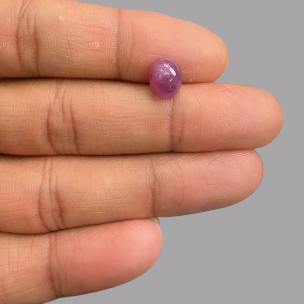 3.15 Carat Rare Pink Star Ruby - Unheated & Natural – 9.2x7.3 mm