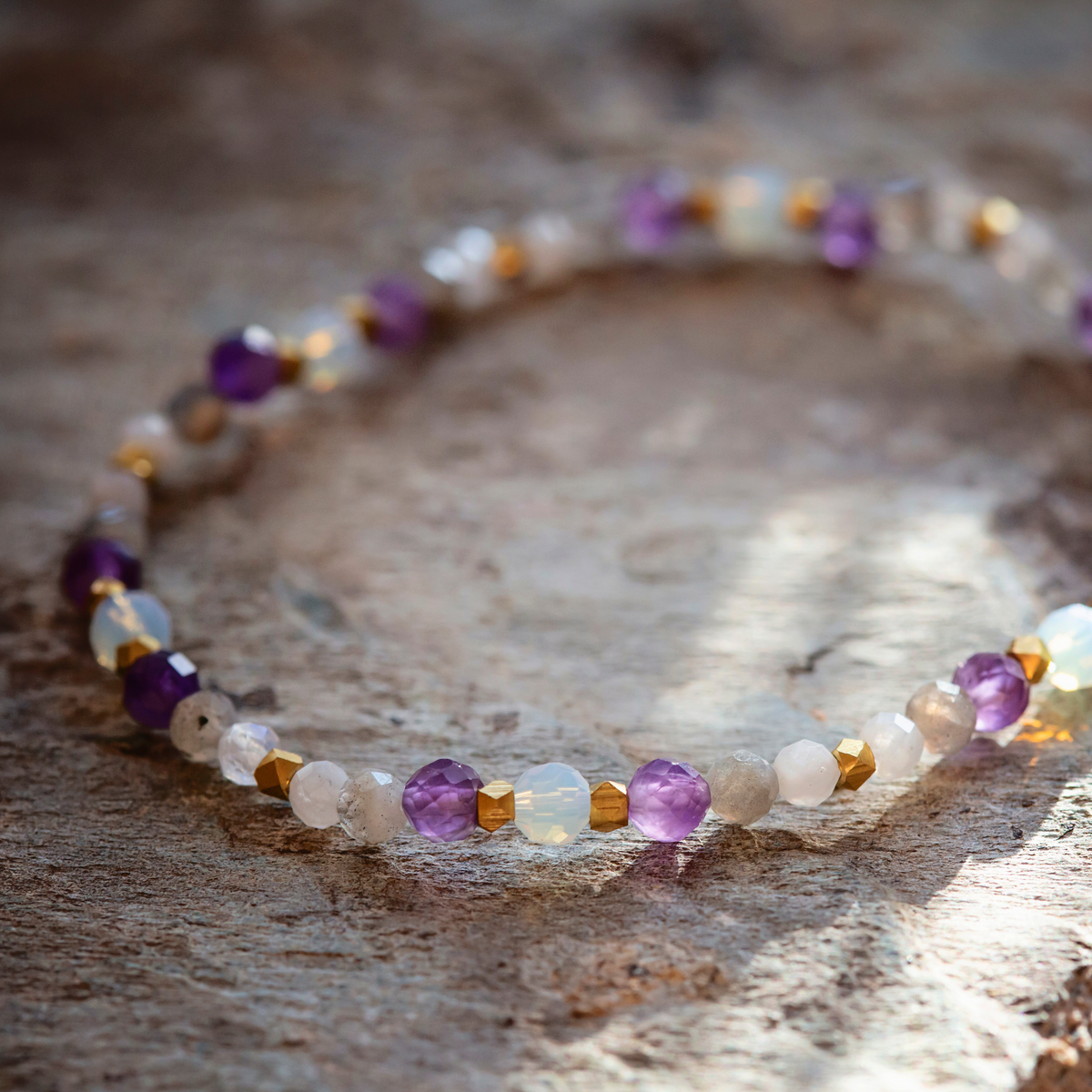 Multi Color Beads Bracelet for Men & Women (BRA0211)