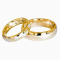 Pair of 18K Yellow Gold Ring with Moissanite | Beautiful Ring on Top (RING0053)
