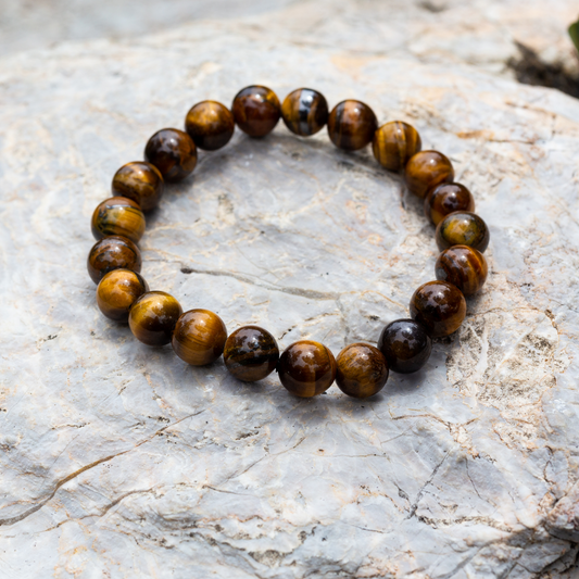 Brown Color Beads Premium Bracelet for Men & Women (BRA0217)