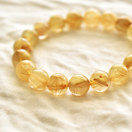 Yellow Beads Bracelet for Women (BRA0175)