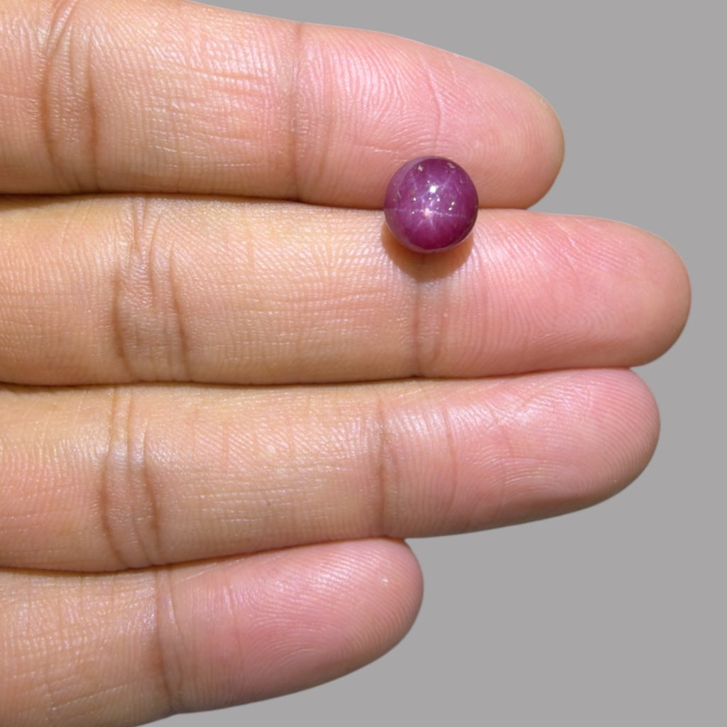 5.23 Carat Rare Pink Star Ruby - Unheated & Natural