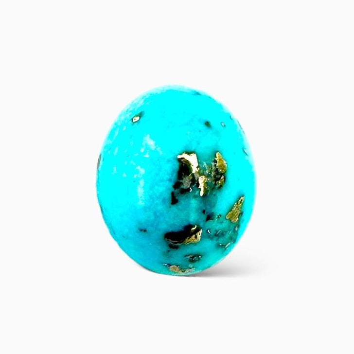 Natural Persian Turquoise 5.33 Carats Oval Cabochon Shape (12X10mm )