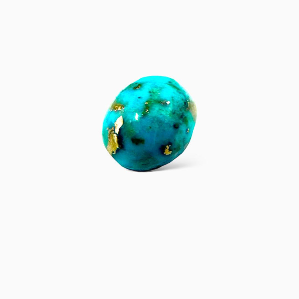 Natural Persian Turquoise 5.84 Carats Oval Cabochon Shape (13X10mm)