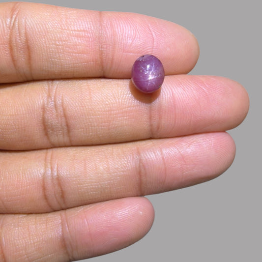 5.95 Carat Rare Pink Star Ruby from n\a - Unheated & Natural