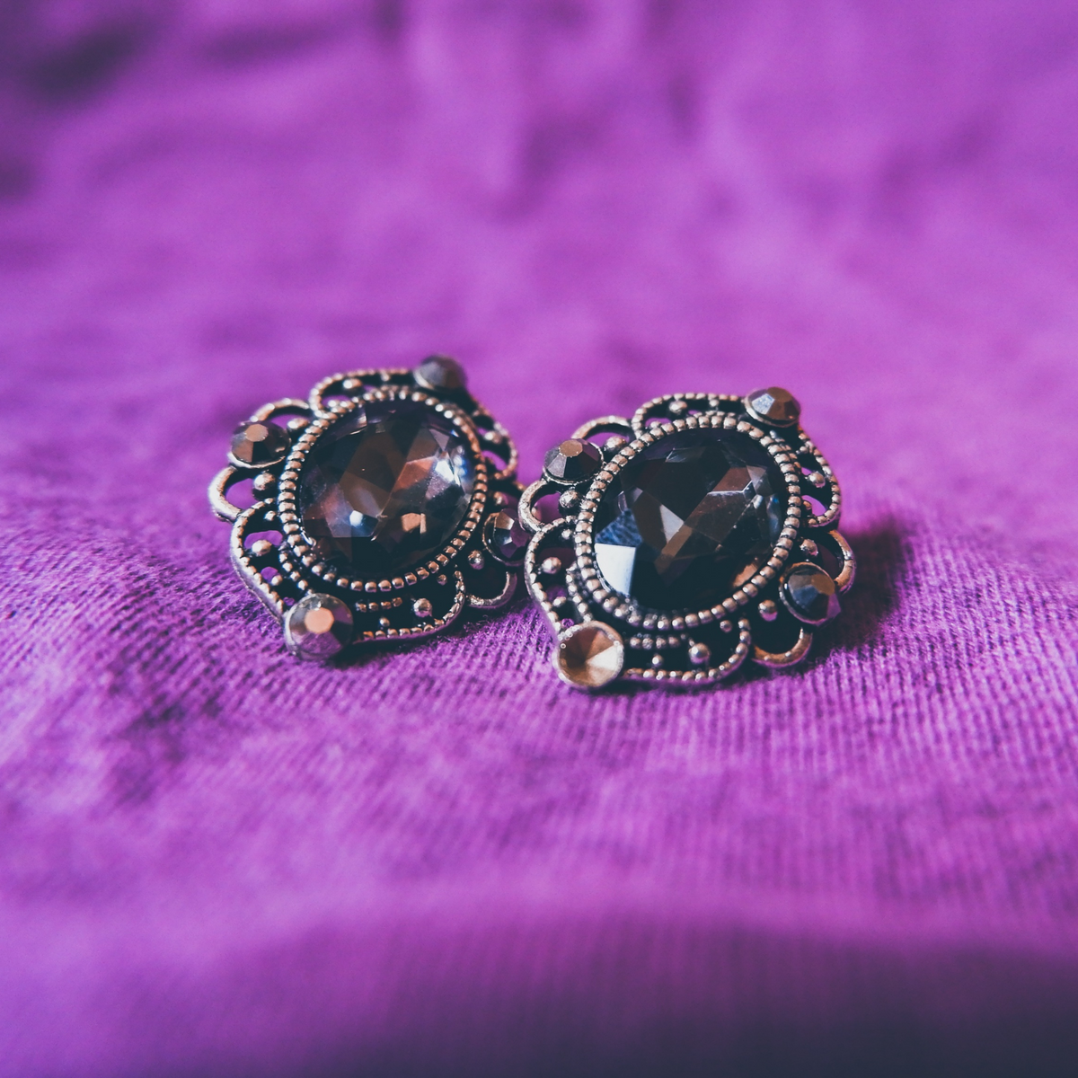 London Blue Topaz In 18K Yellow Gold Earrings (EAR0740)