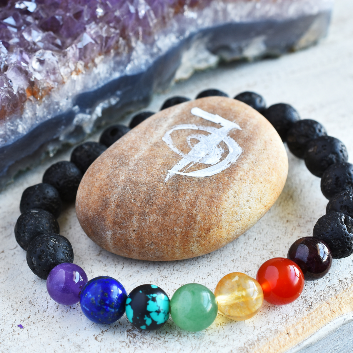 Multi Color Beads Premium Bracelet for Men & Women (BRA0222)