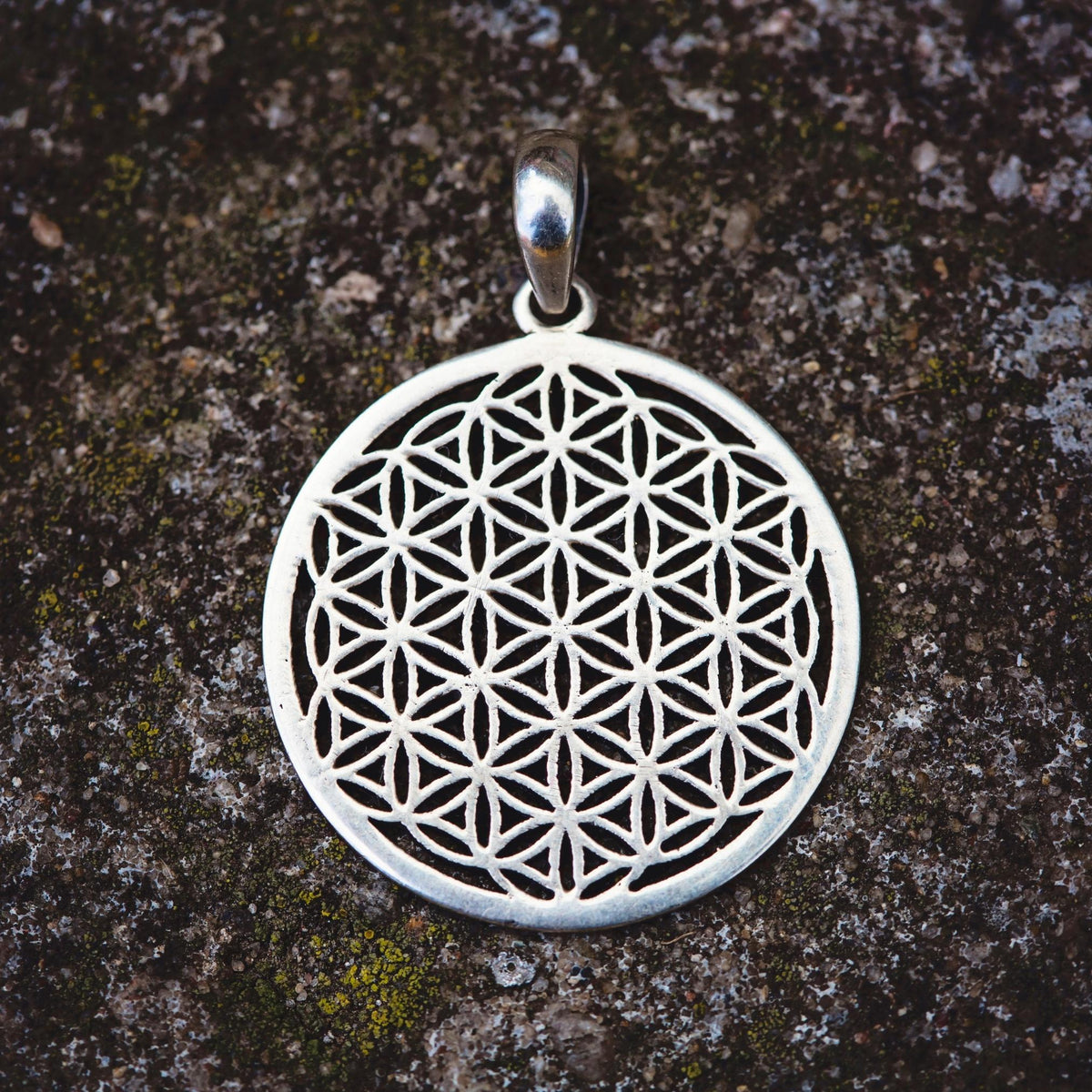 Silver (Quality 925) Pendant Round Shape Pendant (PEN00118)