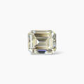 5 Carats Moissanite Diamond Emerald Cut in White 9 by 11 MM