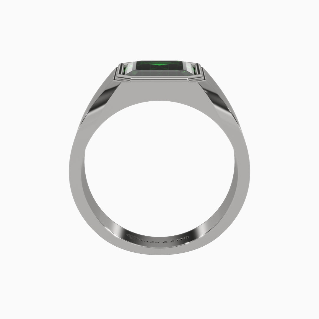 Emerald Rings for Men Hassan Silver 925