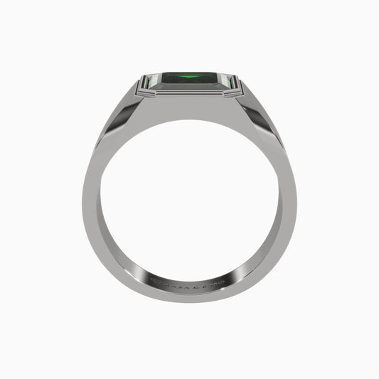 Emerald Rings for Men Hassan Silver 925
