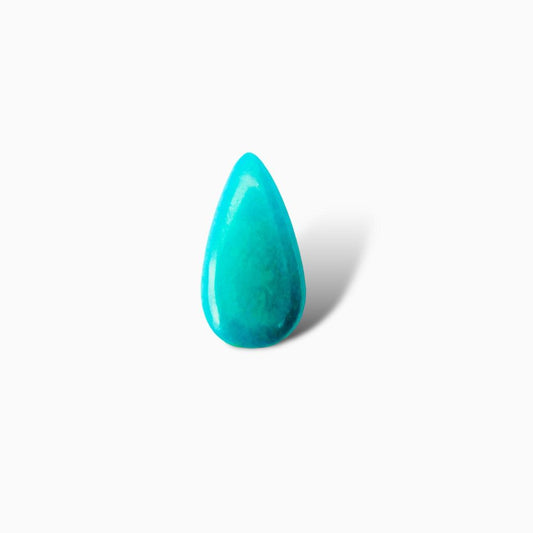 Natural Turquoise 5.57 Carats Pear Cabochon Shape (10X18.5mm )