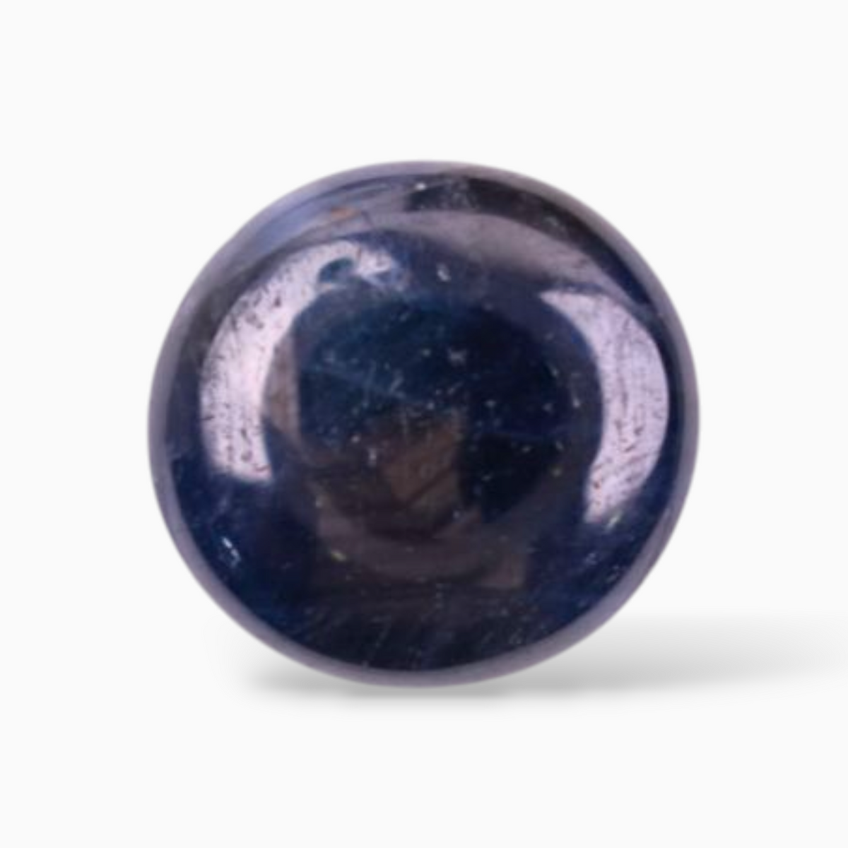 6.46 Carats Star Blue Sapphire in Round Cabochon Shape & 11.2mm Size