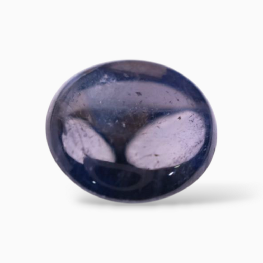 6.46 Carats Star Blue Sapphire in Round Cabochon Shape & 11.2mm Size