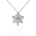 White Zarcone Silver 925 Flower Pendant Only (PEN0132)