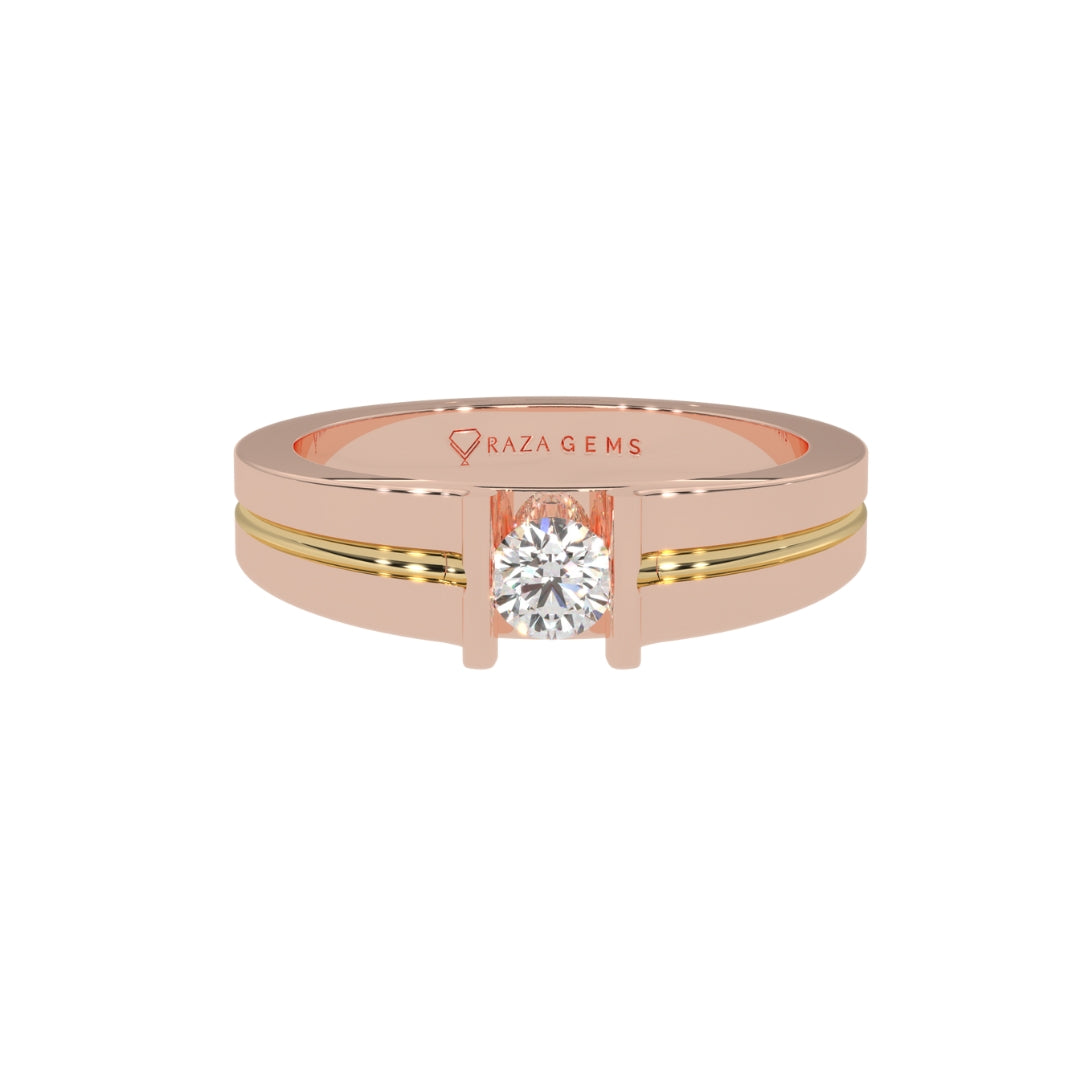 Moissanite Ring Anisa 18K Rose Gold