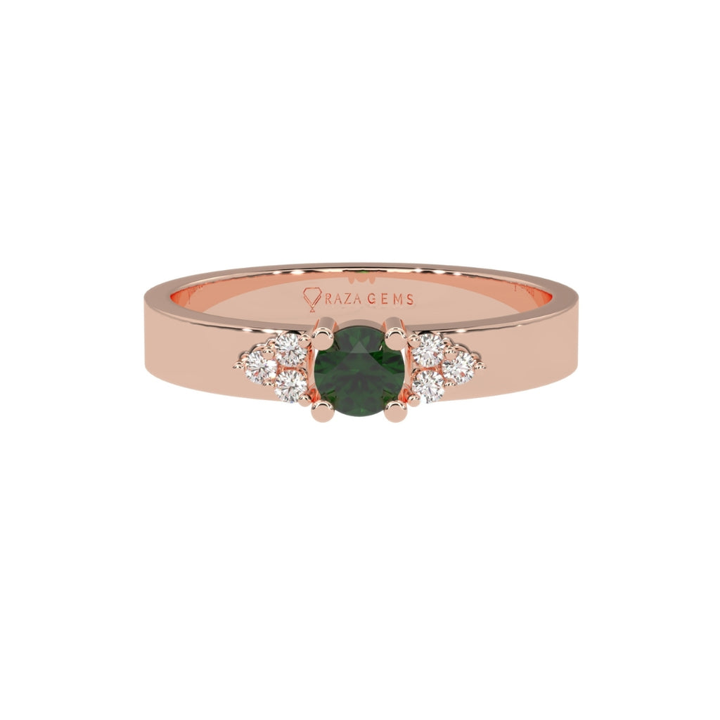 Emerald Rings Karima Rose Gold