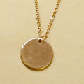 18K Yellow Gold Round Shaped Pendants (PEN0135)
