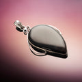 Black Onyx Silver 925 Pendant Beautiful Design (PEN0140)