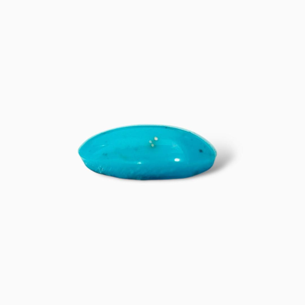 Natural Persian Turquoise 1.21 Carats Oval Cabochon Shape (6.8 X 11.5 mm )