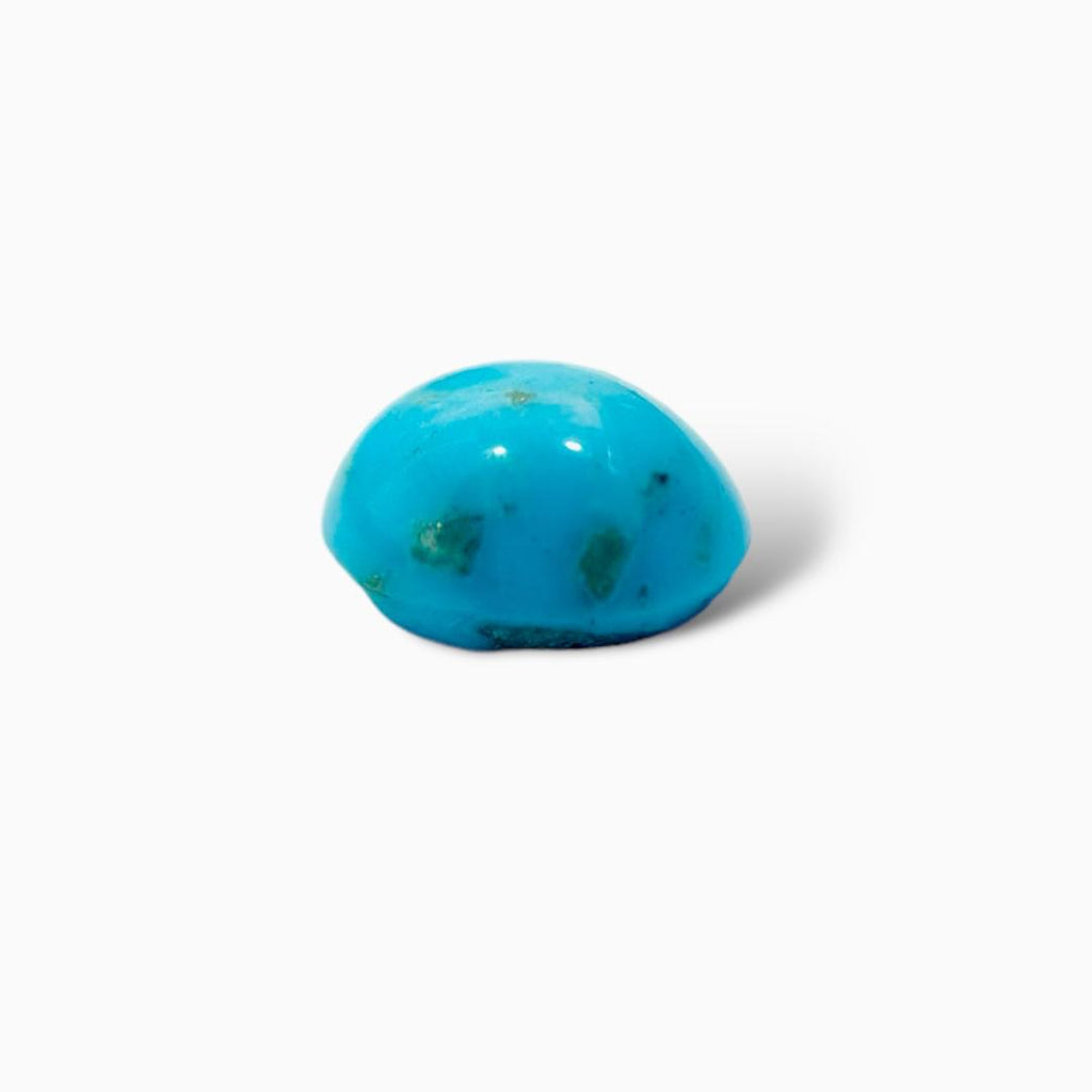 Natural Iran Turquoise 5.07 Carats Oval Cabochon Shape (9.8X12.3 mm )