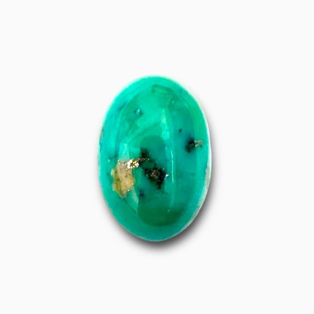 Natural Hussaini Turquoise 21.93 Carats Heart Cabochon Shape (22X15mm )
