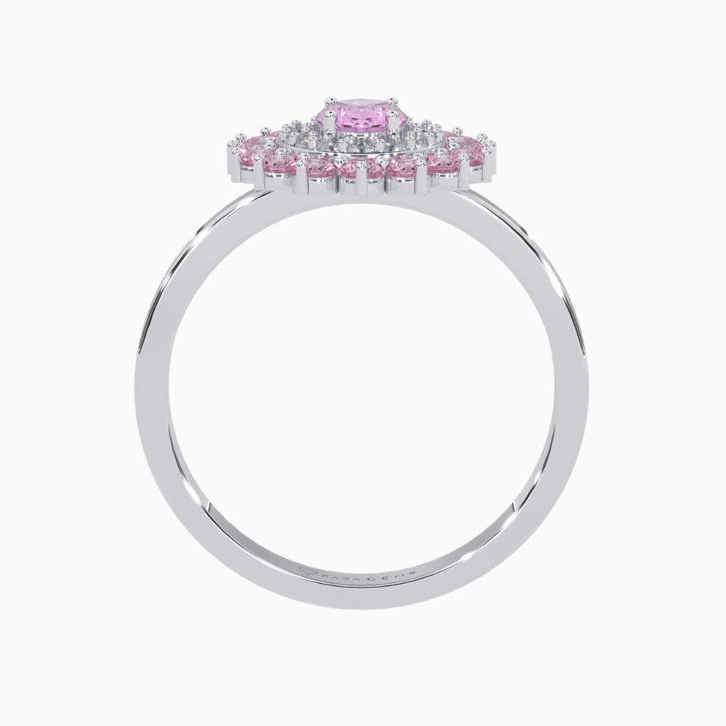 Pink Topaz Rings Asma Silver 925