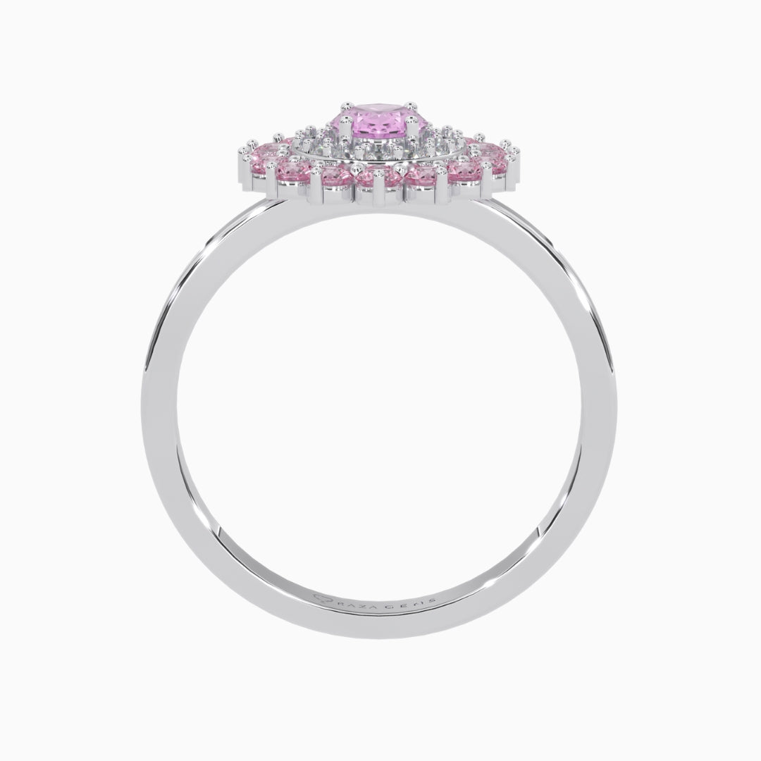 Pink Topaz Rings Asma Silver 925