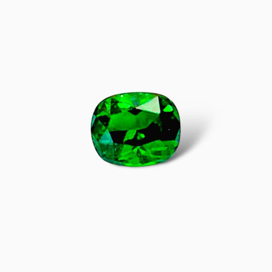 Natural Tsavorite Garnet Stone 2.23 Carats Emerald Cut 8.21*6.71 mm