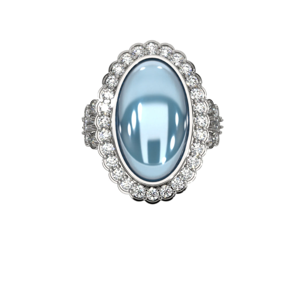 Blue Topaz Rings Hadiya Silver 925