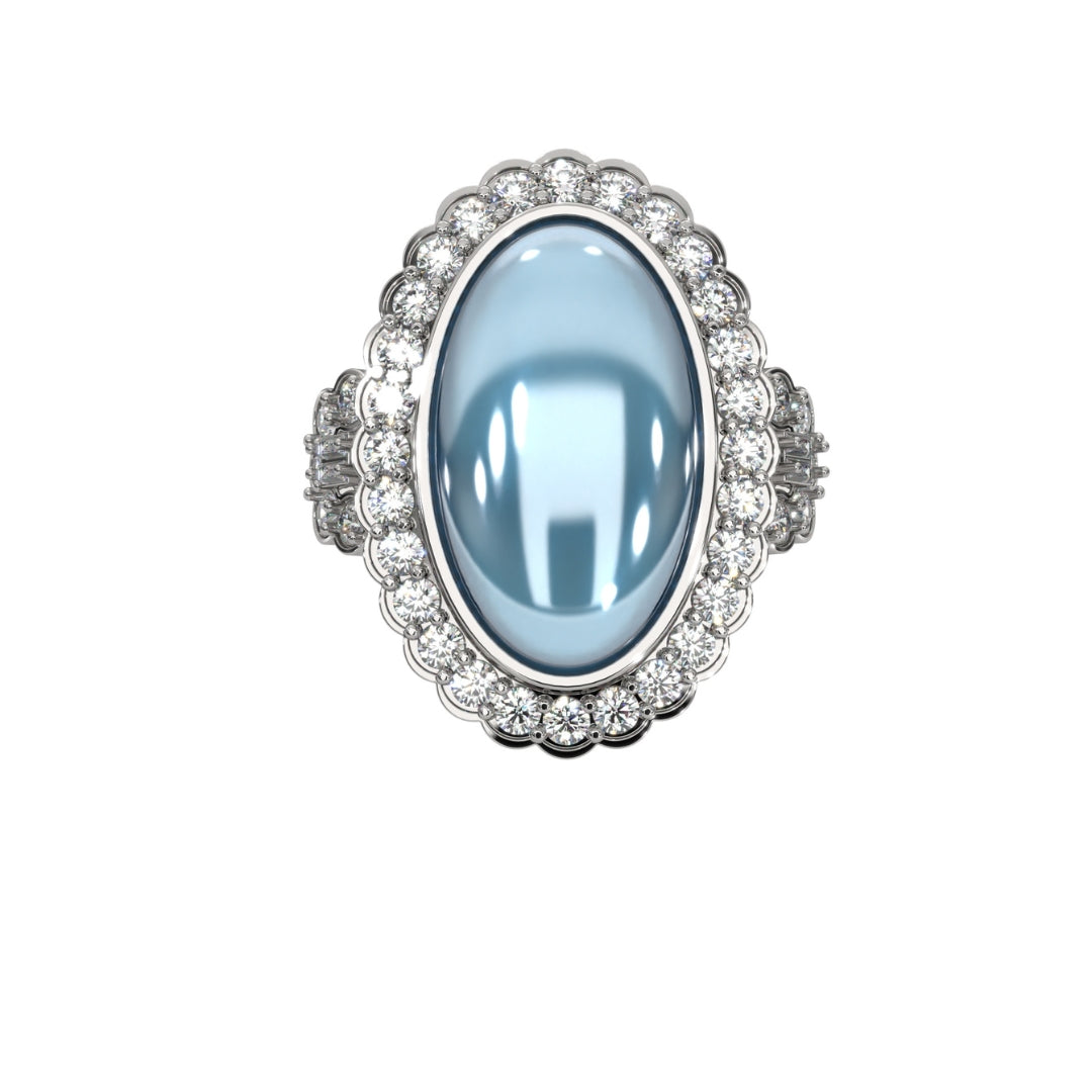 Blue Topaz Rings Hadiya Silver 925