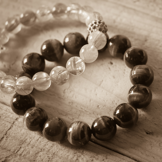 Black and White Color Beads Bracelet for Women (BRA0180)