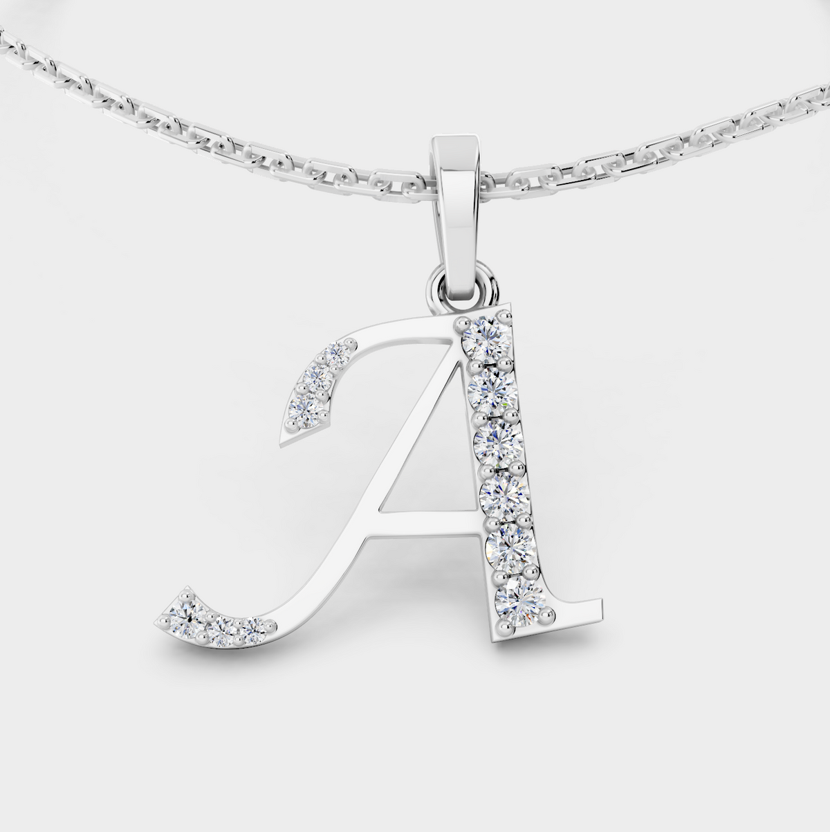 Letter A Necklace (Gold)
