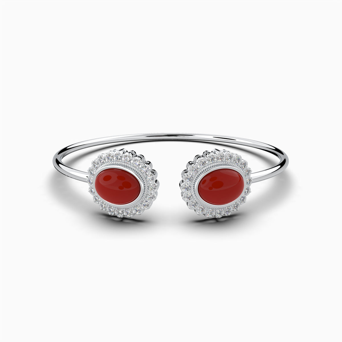 Agate Stone Bangle - Isla