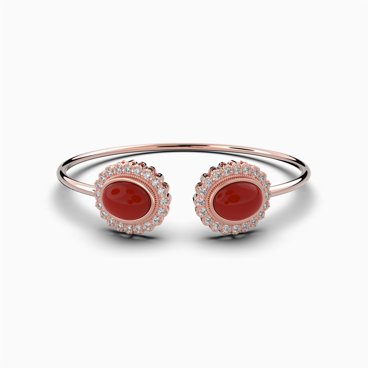 Agate Stone Bangle - Isla
