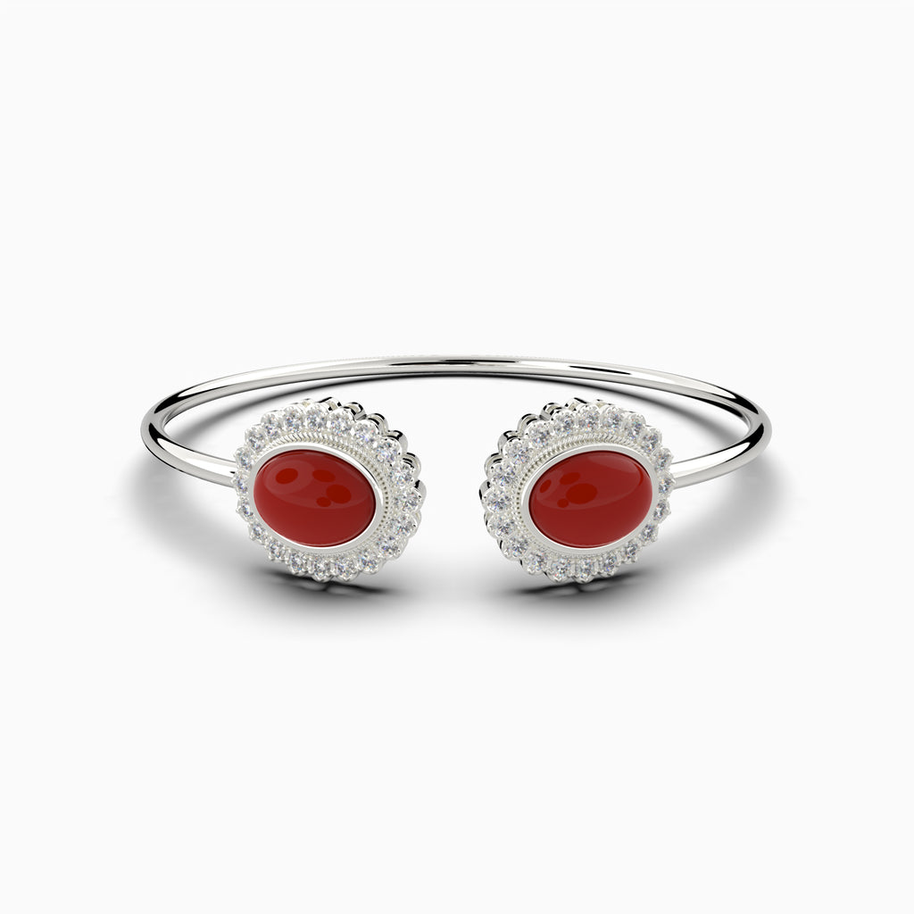 Agate Stone Bangle - Isla