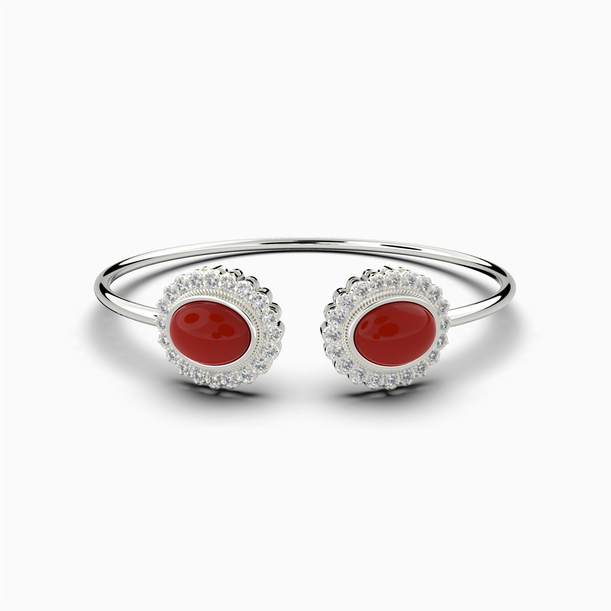 Agate Stone Bangle - Isla