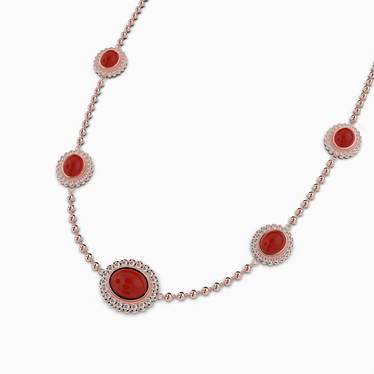 Agate Stone Necklace - Grace