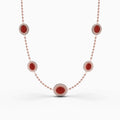 Agate Stone Necklace - Grace