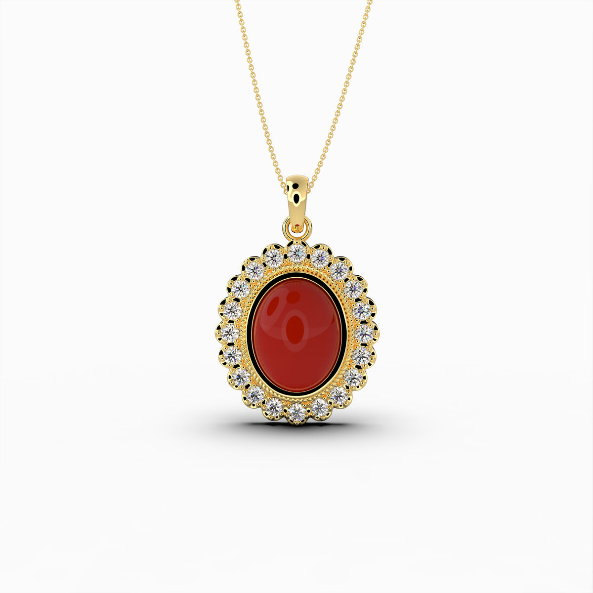 Agate Stone Pendants (Aqeeq)