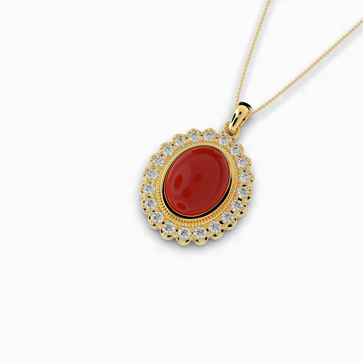 Agate Stone Pendants (Aqeeq)
