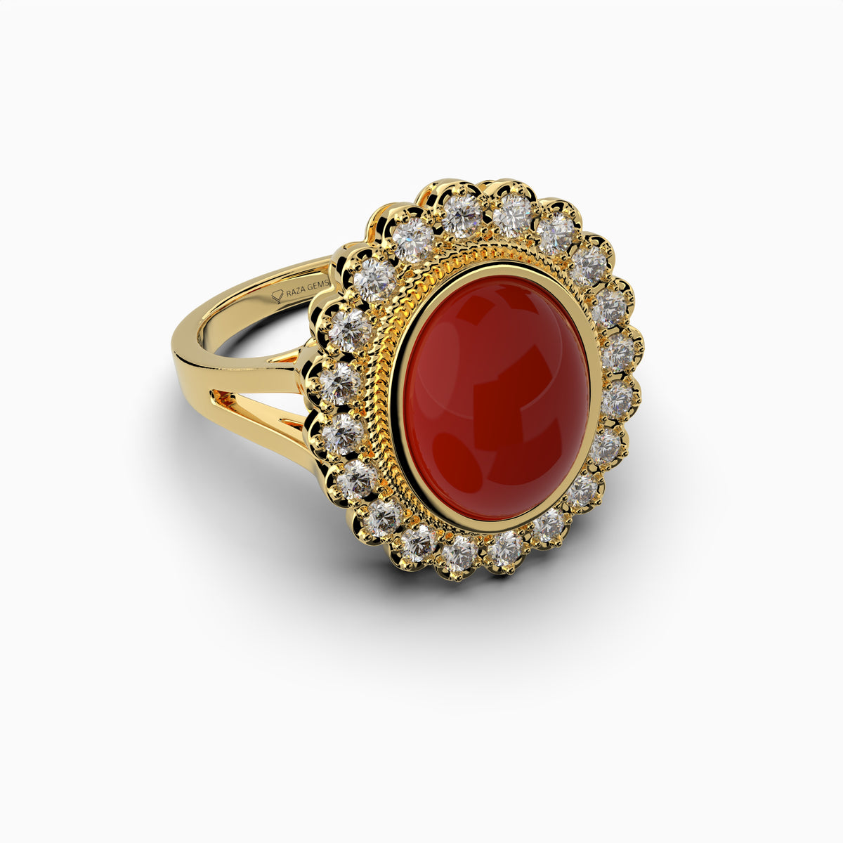 Agate Stone Rings (Aqeeq)