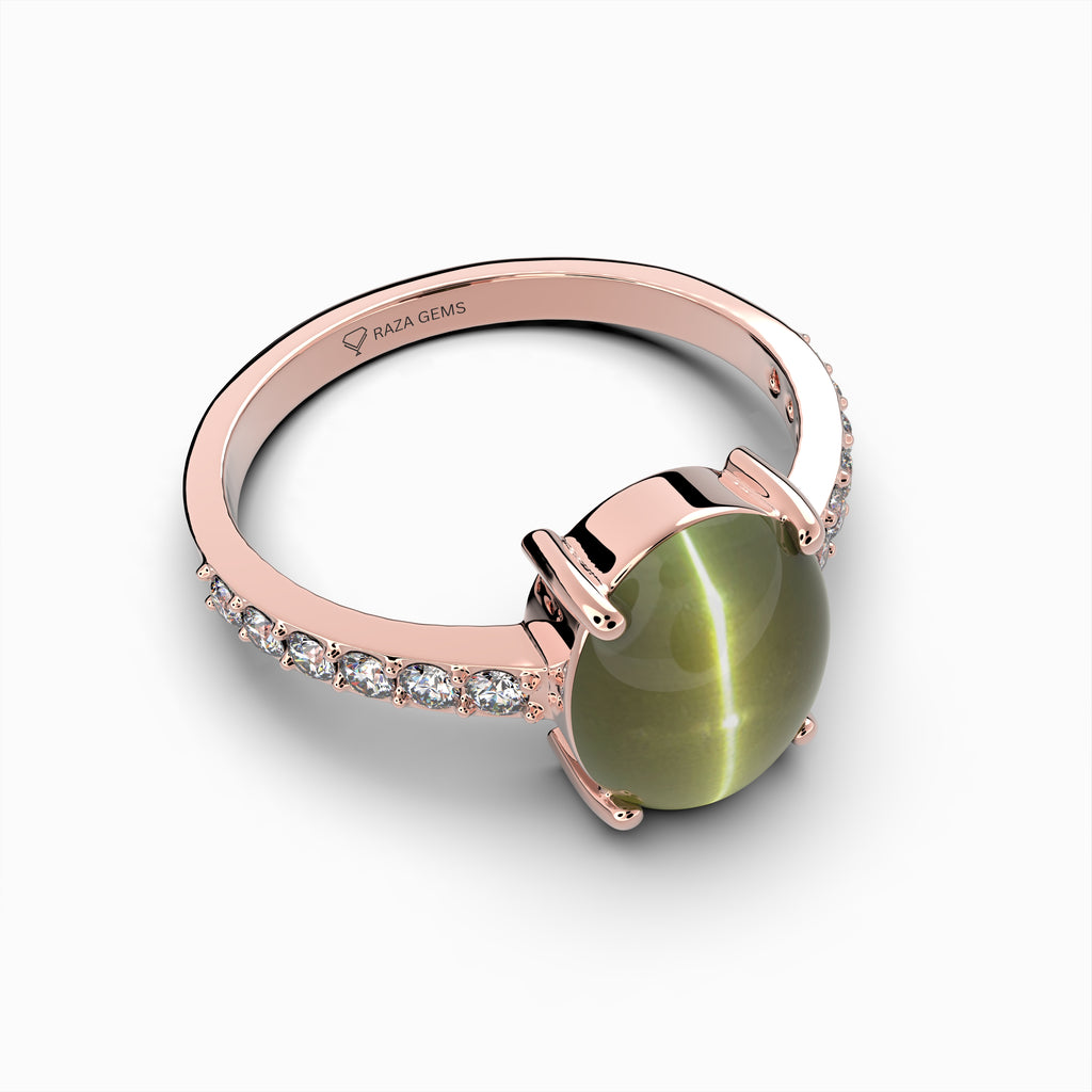 Alexandrite Cats Eye Ring