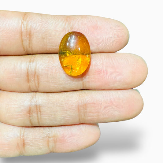 Amber Oval 5.93 Carats