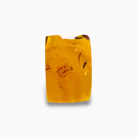 Amber Rectangle Shape Cabochon 3.69 Carats