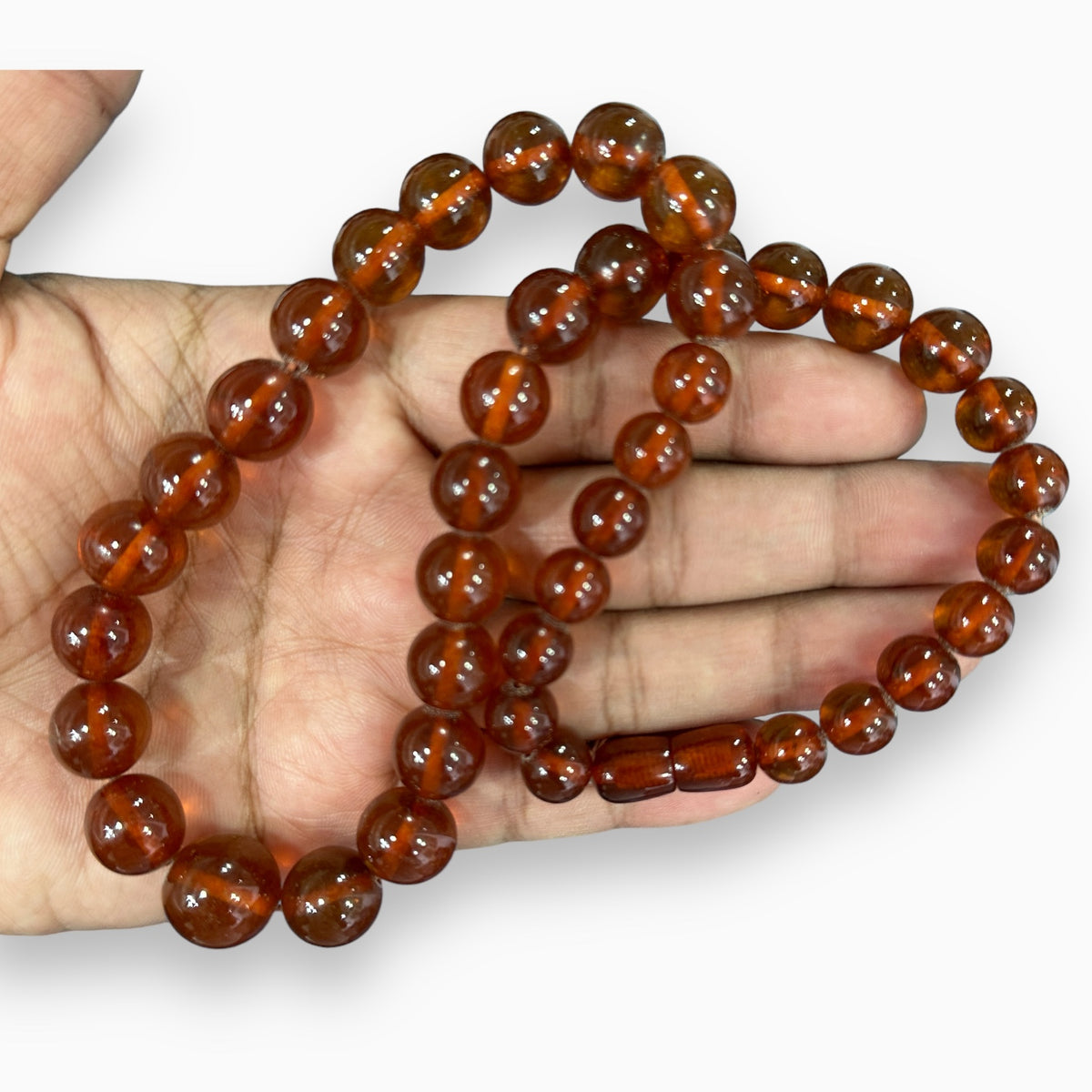 Amber Stone Beads Necklace 174 Carats