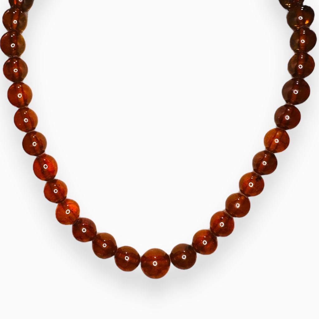 Amber Stone Beads Necklace 174 Carats