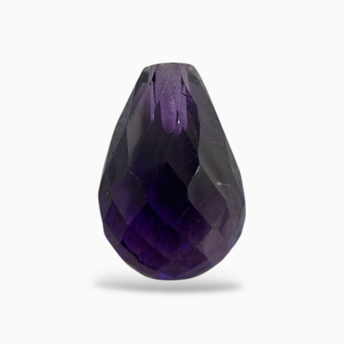 Amethyst Briolette Stone with Drill for Jewellery From 1 - 10 Carats
