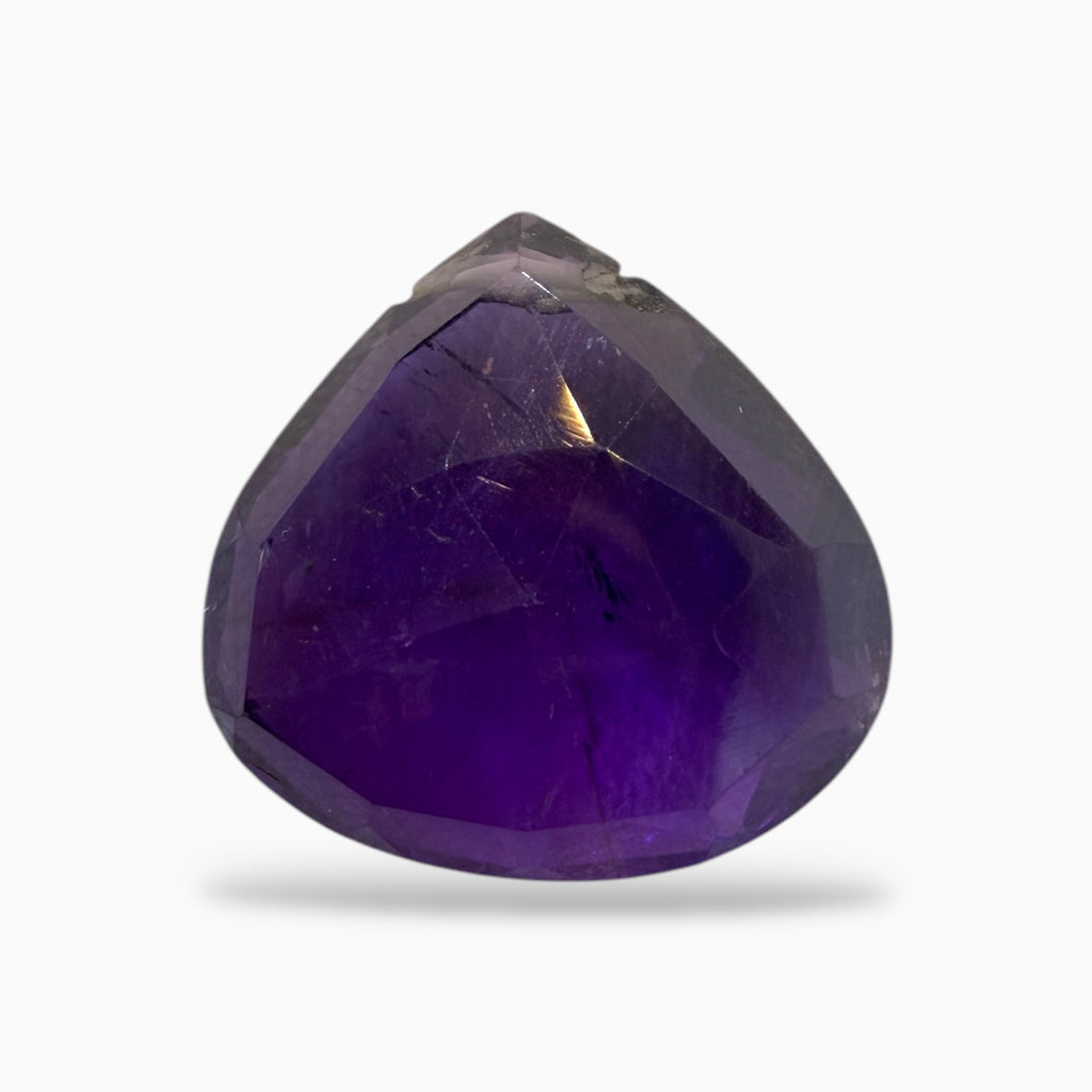 Amethyst Briolette Stone with Drill for Jewellery From 1 - 10 Carats